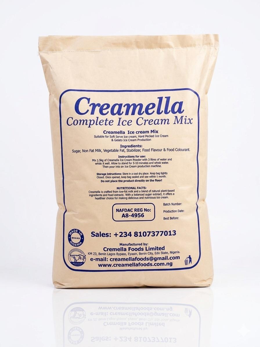 24KG Mix Powder (Chocolate flavor) –BACK VIEW